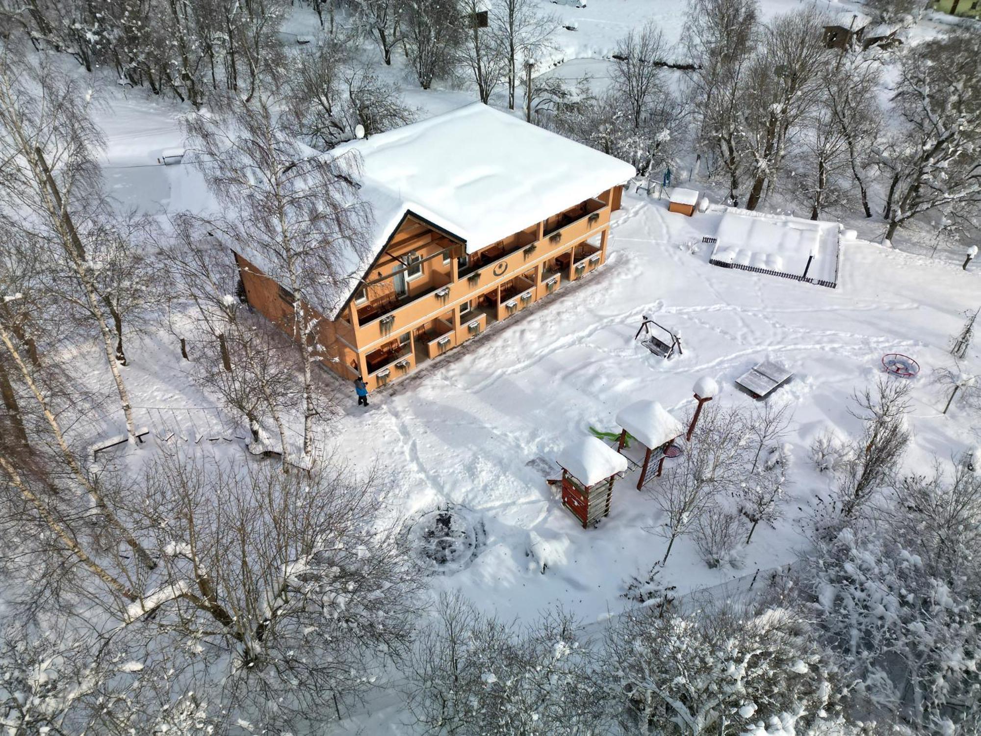 Apartments Nad Rybniky Horní Planá Bagian luar foto